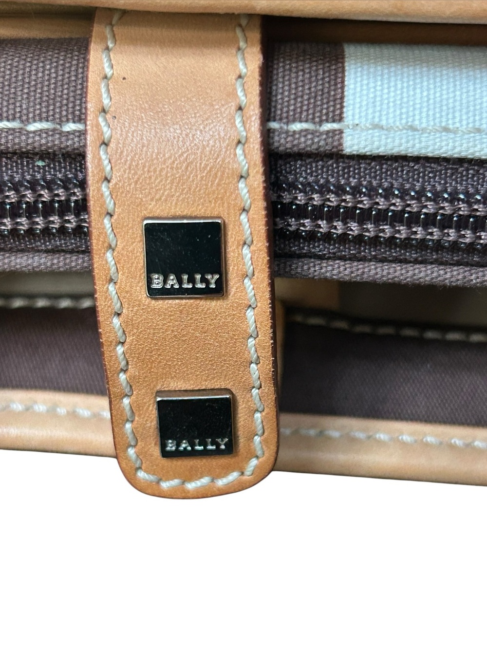 Authentic Vintage BALLY Baltista Hanging Travel Organizer Toiletry Bag PRISTINE! - Picture 10 of 12